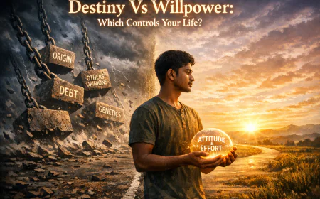 নিয়তি বনাম ইচ্ছাশক্তি: কোনটি আপনার জীবনকে নিয়ন্ত্রণ করে?