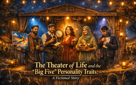 জীবনের নাট্যমঞ্চ এবং 'বিগ ফাইভ' ব্যক্তিত্বের বৈশিষ্ট্য: একটি কাল্পনিক গল্প