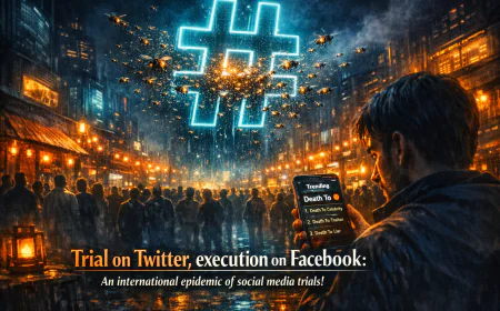 টুইটারে বিচার, ফেসবুকে ফাঁসি: সোশ্যাল মিডিয়া ট্রায়ালের আন্তর্জাতিক মহামারী!