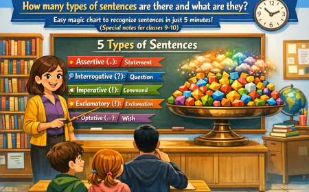 Sentence কত প্রকার ও কী কী? মাত্র ৫ মিনিটে বাক্য চেনার সহজ ম্যাজিক চার্ট! (ক্লাস ৯-১০ এর জন্য স্পেশাল নোট)