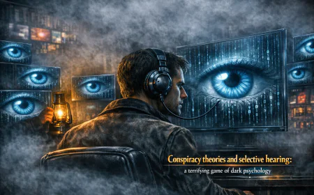 কনস্পিরেসি থিওরি এবং সিলেক্টিভ হেয়ারিং: ডার্ক সাইকোলজির এক ভয়ংকর খেলা।