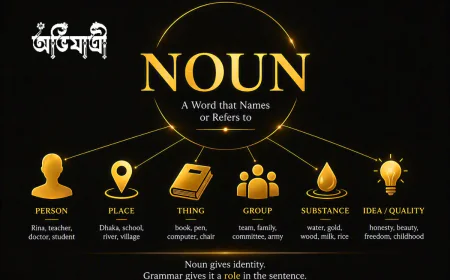 Noun কি শুধু নাম? সহজ সংজ্ঞার আড়ালে Grammar-এর বিস্ময়কর জগৎ