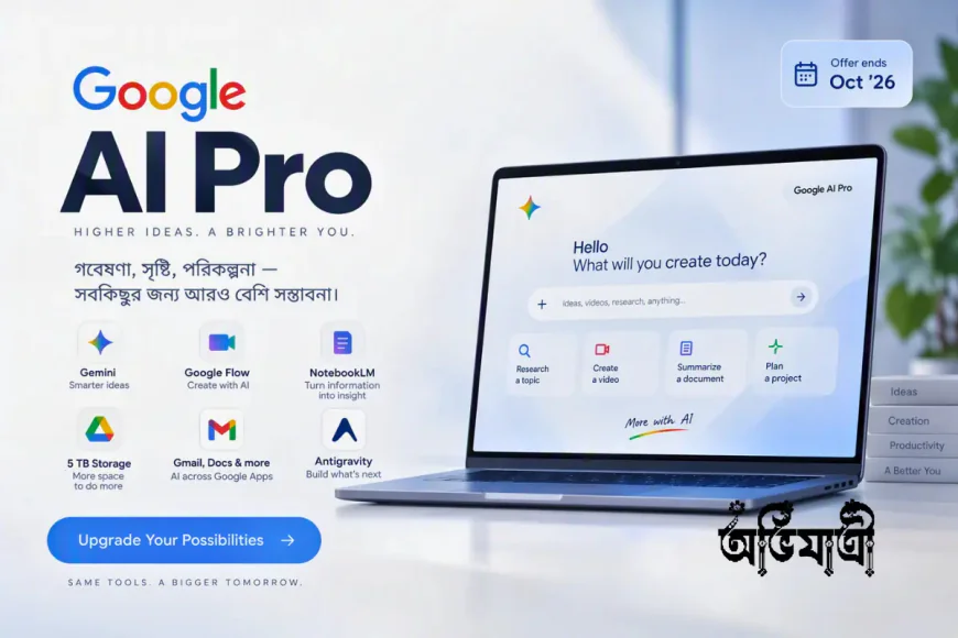 Google AI Pro Access: Gemini, NotebookLM ও ৫ TB স্টোরেজ সাশ্রয়ী মূল্যে